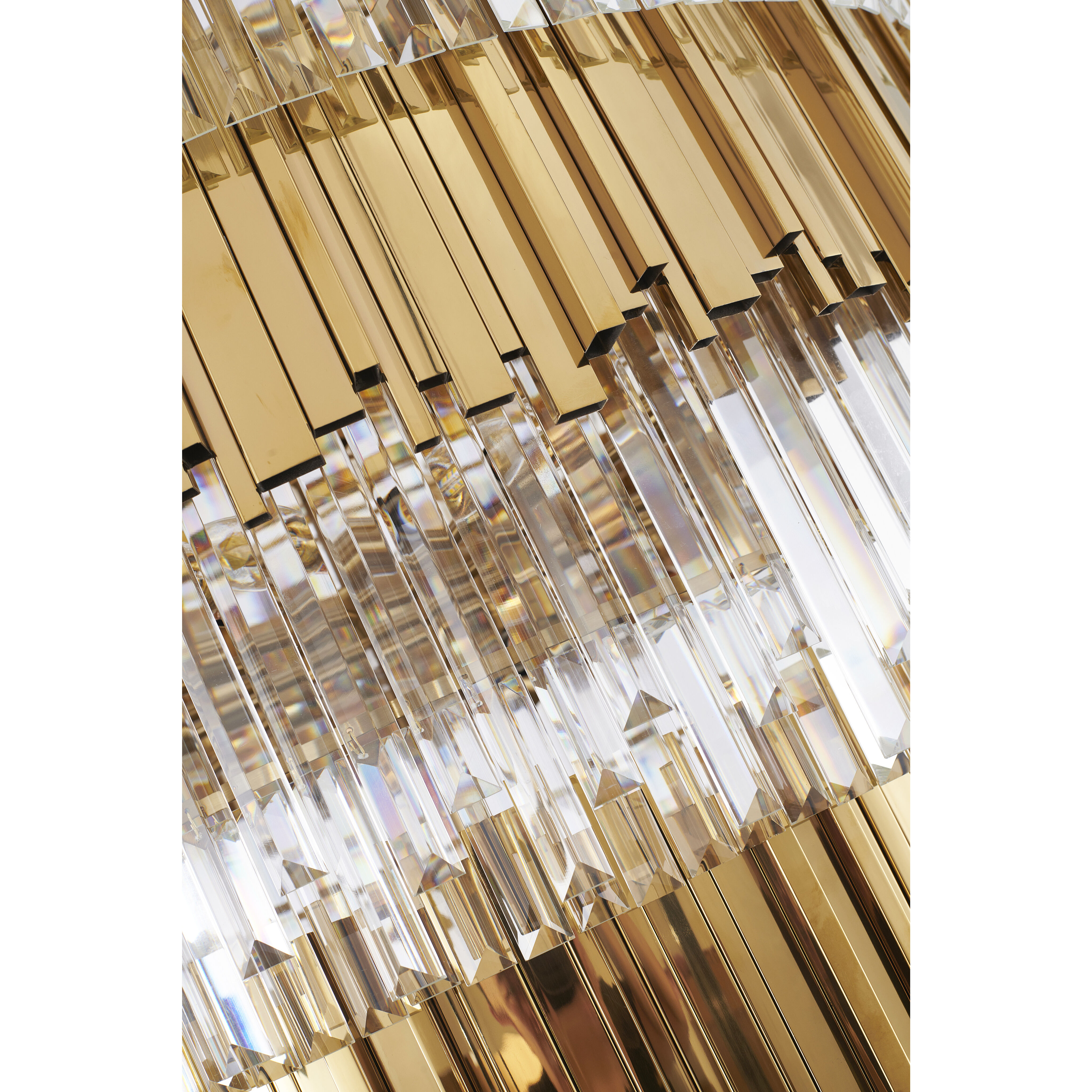 Canada 60 Light 43.4 inch Shiny Gold Chandelier Ceiling Light